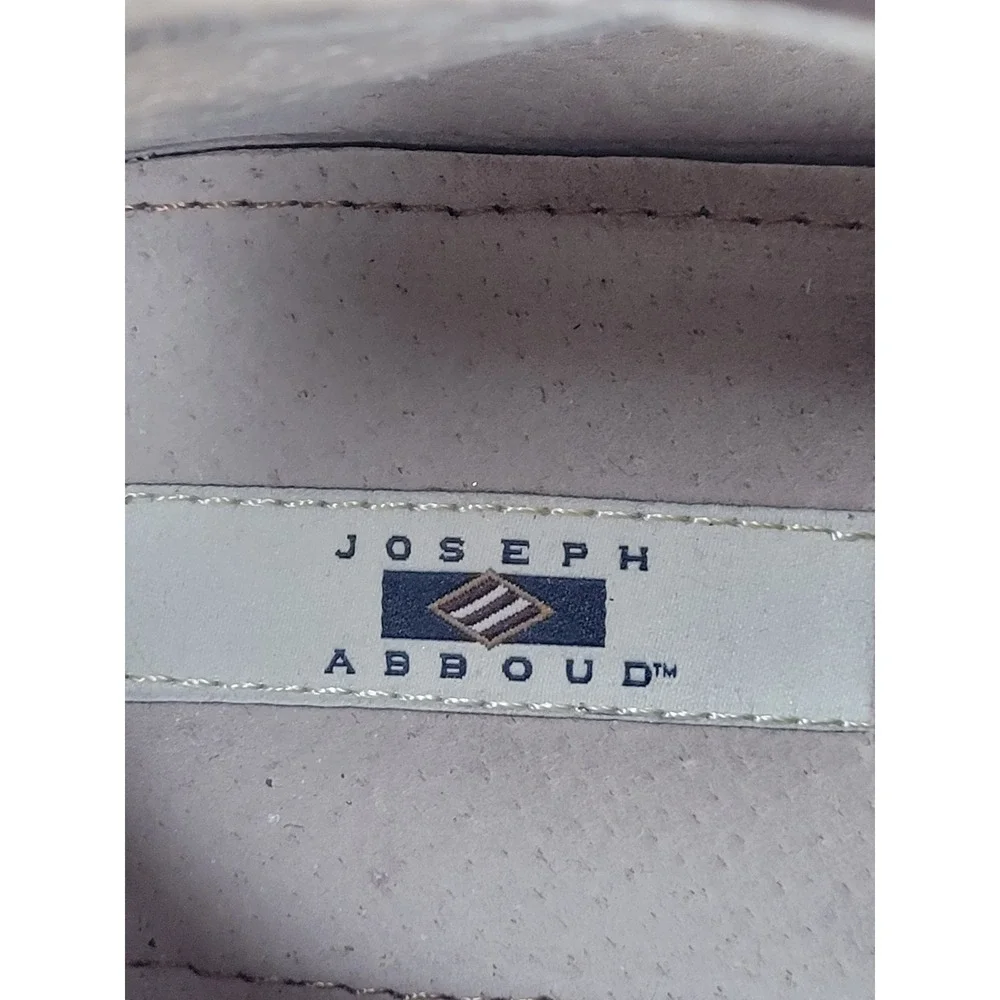 Joseph Abboud Mens Tan Brown Genuine Italian Suede Chukka Desert Boots Sz. 9.5